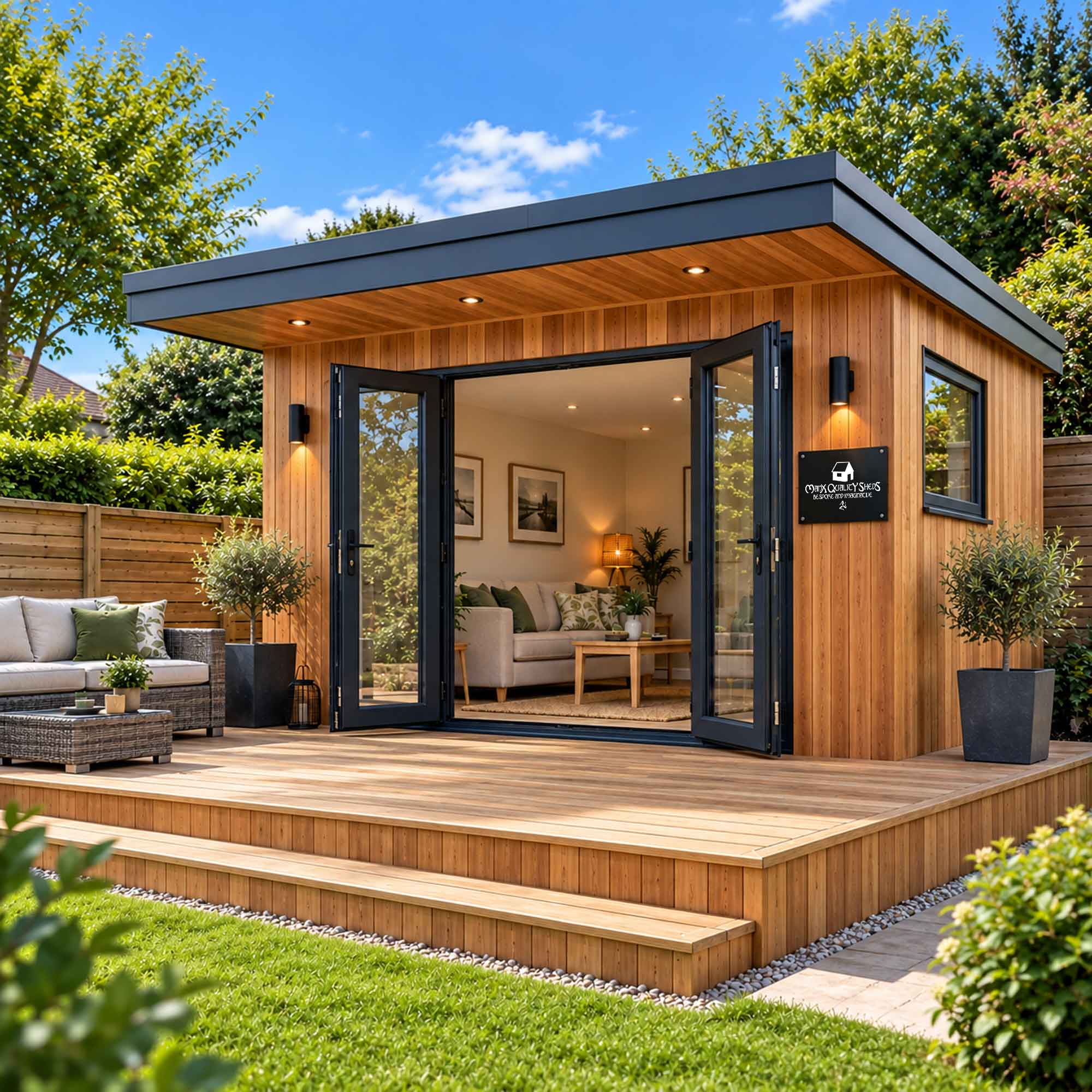Summer Houses by Manx Quality Sheds